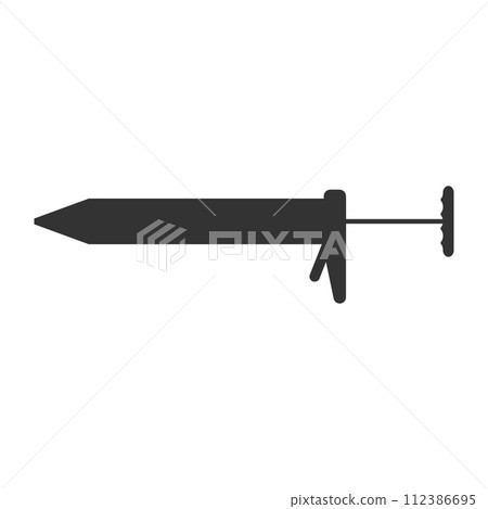 Glue gun vector icon 112386695