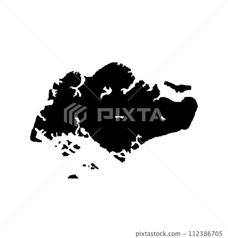 singapore map icon 112386705