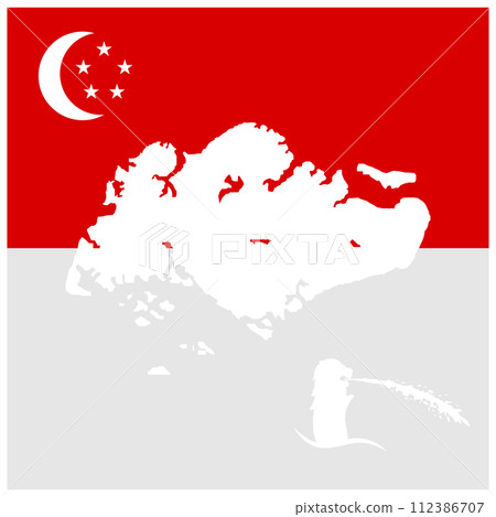 singapore map icon 112386707
