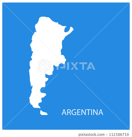 argentina map icon 112386710