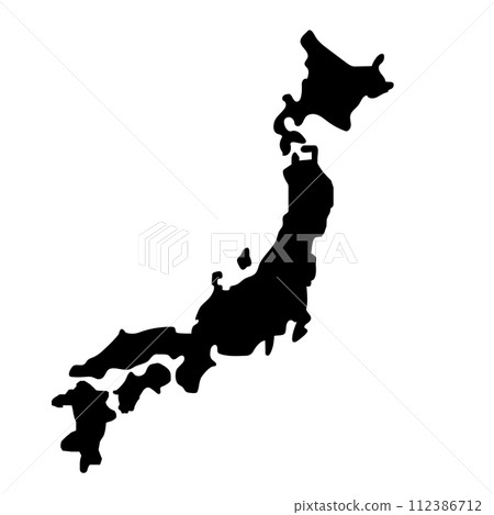 japan map icon japan map icon 112386712