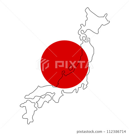 japan map icon japan map icon 112386714