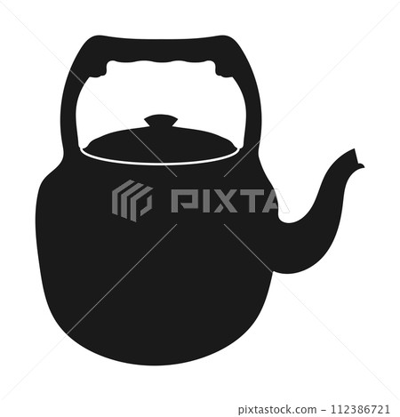 teapot icon vector 112386721