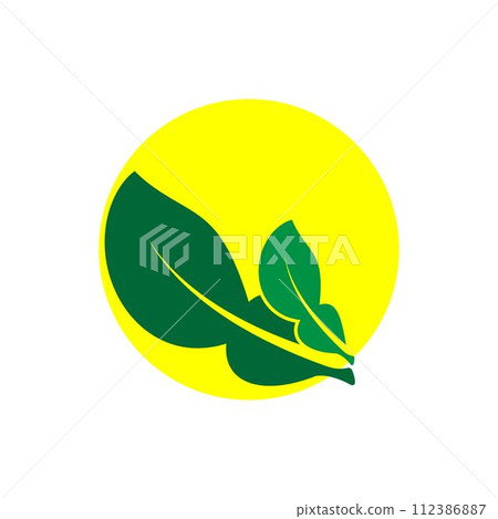 lime leaves logo 112386887