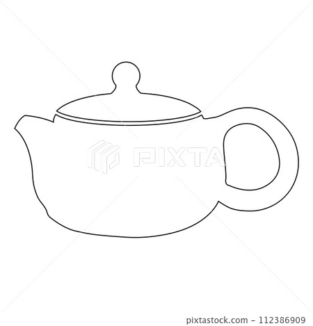 teapot icon vector 112386909