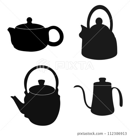 teapot icon vector 112386913