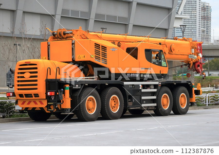 Rough terrain crane image Rough terrain crane image 112387876