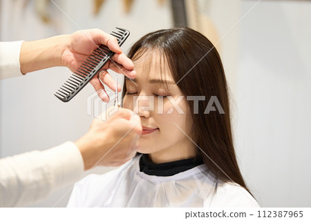 女人切割劉海 女人切割劉海 112387965
