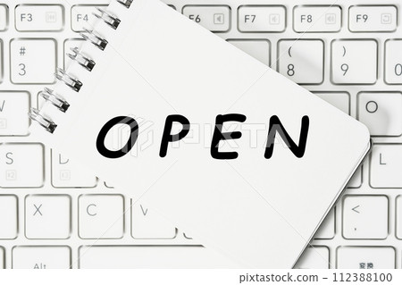 鍵盤背景關鍵字素材 112388100