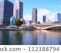 平靜的城市早晨 112388794