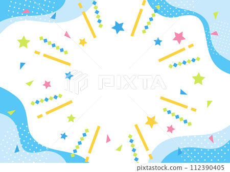 Pop colorful concentrated line background Pop colorful concentrated line background 112390405