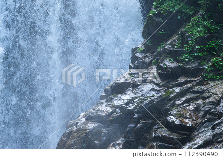 White cloth waterfall White cloth waterfall 112390490