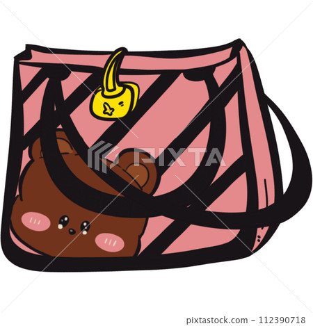 The illustration of a tote bag 112390718