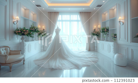 wedding dress torso 112391023