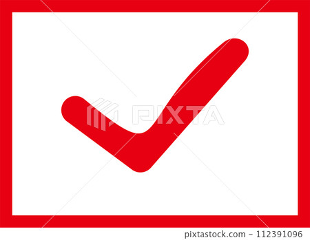 Red checkbox Red checkbox 112391096