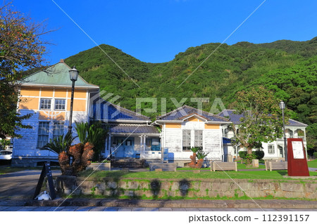 [Kumamoto Prefecture] Urashimaya and Ryujokan in Misumi West Port on a clear day 112391157