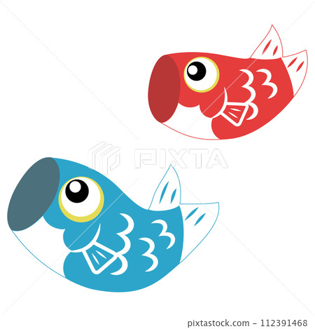 Illustration of a carp streamer 112391468