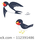 Swallow illustration 112391486