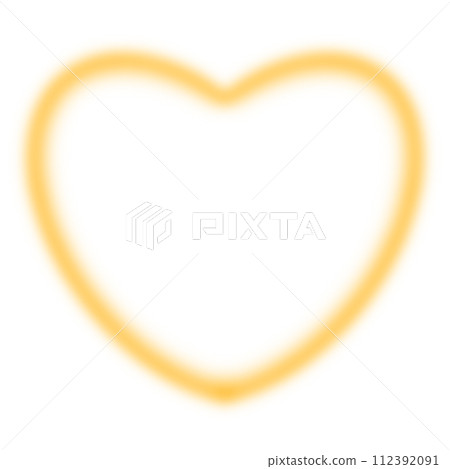 Yellow Heart Blur Aurora Yellow Heart Aura Yellow Heart Yellow Heart Blurred Png Transparency Background 112392091