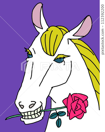 Handsome Hakuba holding a rose in his mouth Handsome Hakuba holding a rose in his mouth 112392200