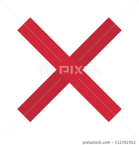 Prohibited/crossed icon Prohibited/crossed icon 112392362