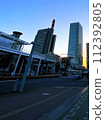 Urban landscape at dusk 112392805