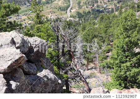 Estes Park Colorado Rocky Mountain Hiking Trial Views 112392907