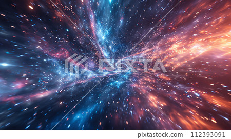 抽象背景材料的靈感來自於穿越空間和星空的速度感 抽象背景材料的靈感來自於穿越空間和星空的速度感 112393091