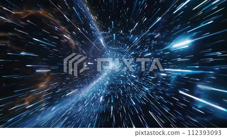 抽象背景材料的靈感來自於穿越空間和星空的速度感 抽象背景材料的靈感來自於穿越空間和星空的速度感 112393093