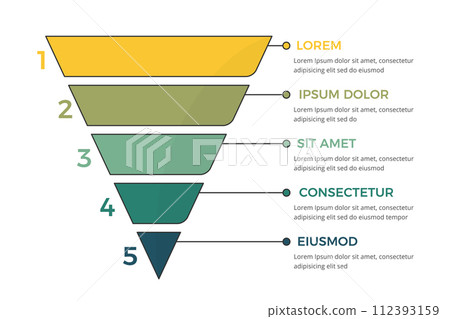 Funnel Diagram Template 112393159