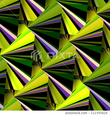 3D render seamless art pattern background tile 112393828