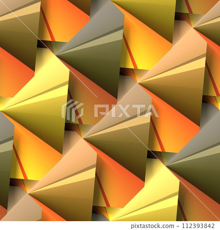 3D render seamless art pattern background tile 112393842
