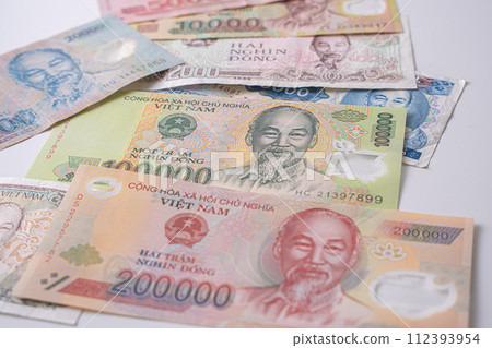 Vietnamese money VND Vietnamese dong banknotes 112393954