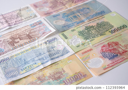 Vietnamese money VND Vietnamese dong banknotes Vietnamese money VND Vietnamese dong banknotes 112393964