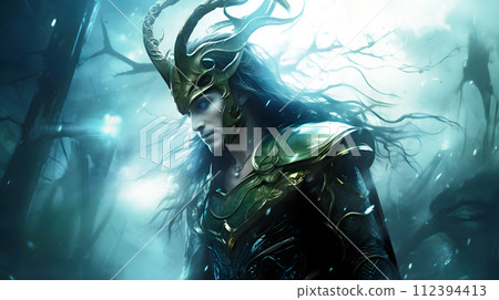 loki of norse mythology 112394413