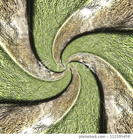 3D render of abstract object tile 112395459