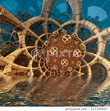Computer rendered virtual scenery Computer rendered virtual scenery 112396607