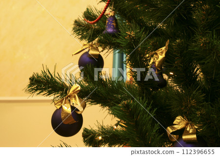 Christmas tree with decoration Christmas tree with decoration 112396655