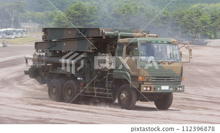 日本陸上自衛隊81式自行橋接受檢查 112396878