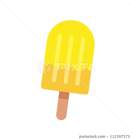 Illustration of popsicles that you want to eat in summer. Fashionable and simple cute icon material. Illustration of popsicles that you want to eat in summer. Fashionable and simple cute icon material. 112397573