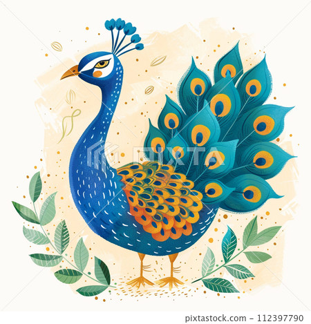 可愛的孔雀 可愛的孔雀 112397790