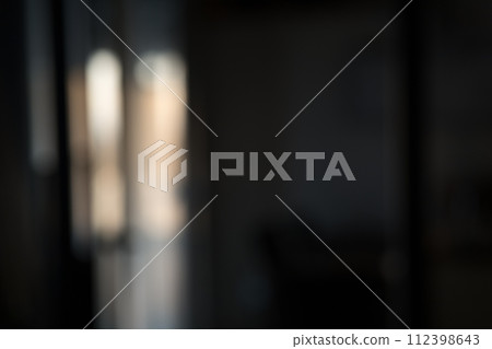 Abstract real blurred background of living room with window light 112398643