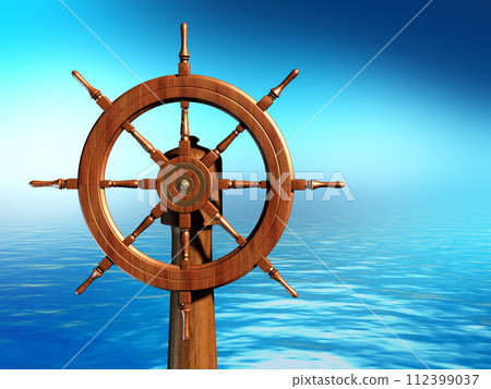Ship wheel Ship wheel 112399037