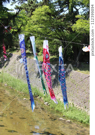 河上的鯉魚旗，宿川西宮 112399894