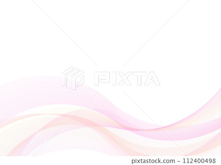 直線 曲線 粉紅色 直線 曲線 粉紅色 112400498