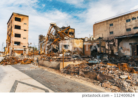 2020年能登半島地震火災留下的傷痕 2020年能登半島地震火災留下的傷痕 112400624