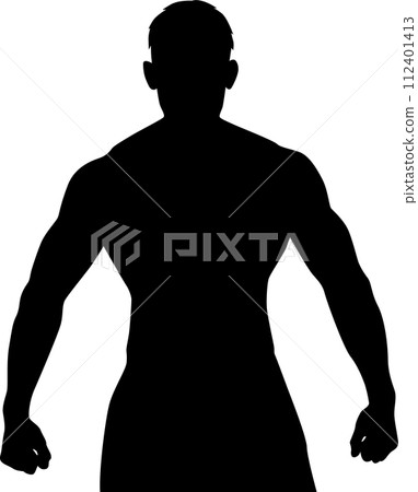 muscular male model muscular male model 112401413