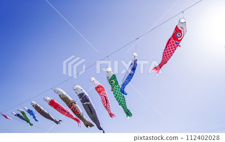 鯉魚stream在藍藍的天空中游泳 112402028