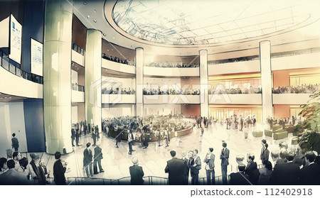 舉辦學術會議和商業展覽的活動廳 舉辦學術會議和商業展覽的活動廳 112402918