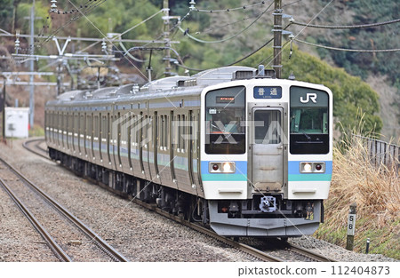 Chuo Main Line Takao-Sagami Lake JR East 211 series N602 formation (Nagano) 112404873